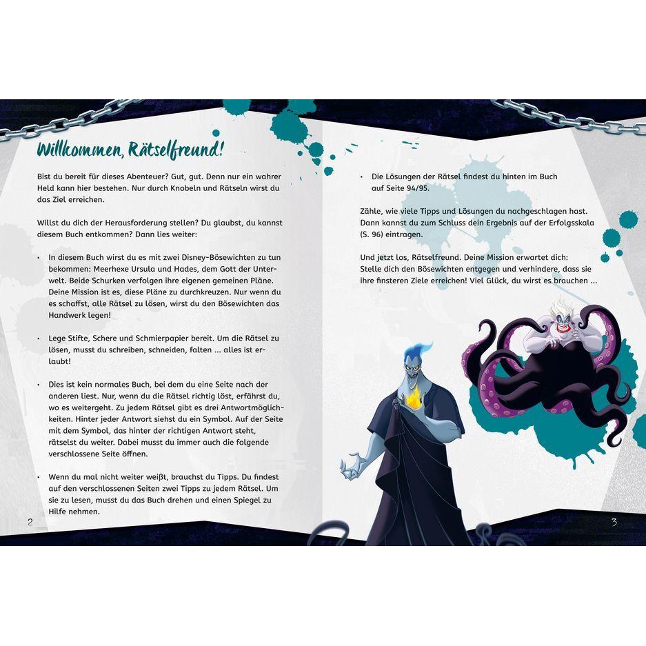 Thumbnail - Exit Room Rätsel: Disney Villains - Besiege Ursula und Hades, Kinderbücher von Anne Scheller