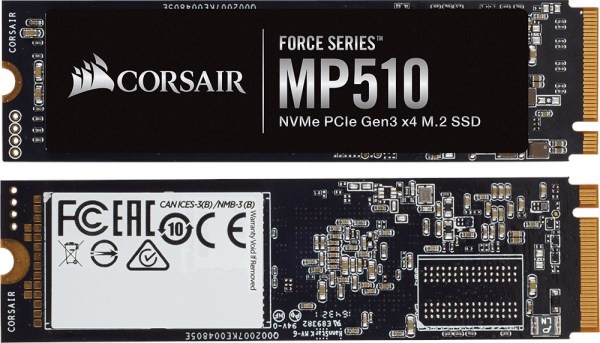Actual product image Corsair Force MP510 (480 GB, M.2 2280)