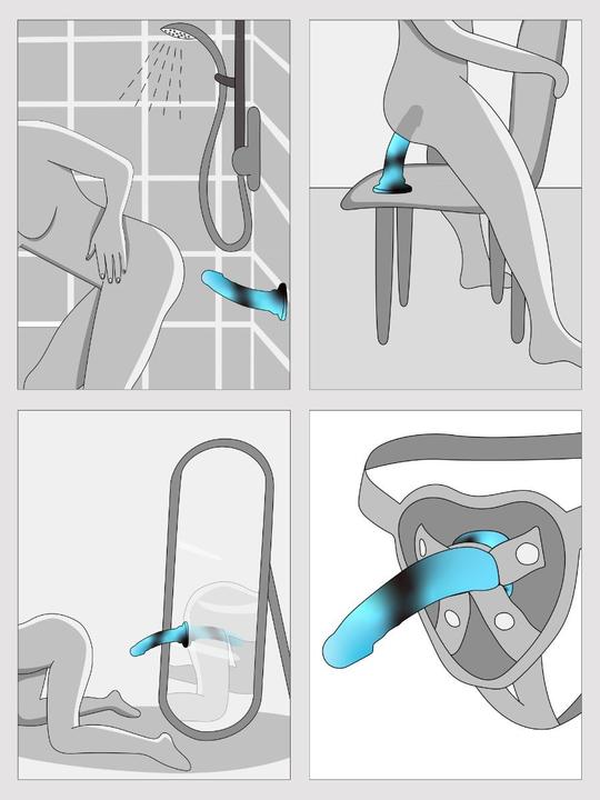 Produktbild Lovehoney Lifelike Lover Luxe realistischer Dildo 17,5 cm (bunt)