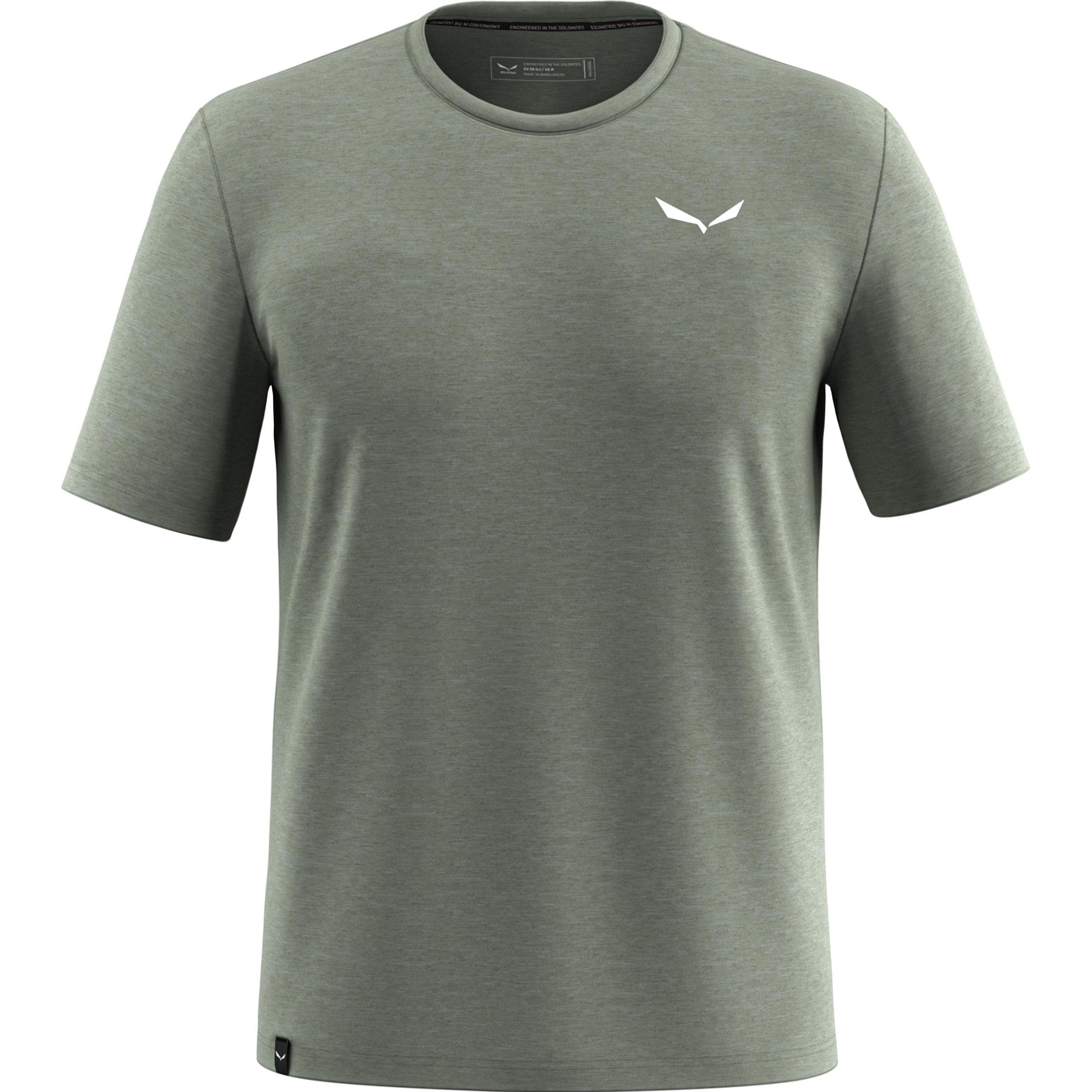 Salewa, Herren, Funktionsshirt, Eagle Minilogo Merino T-Shirt (M), Grün, M