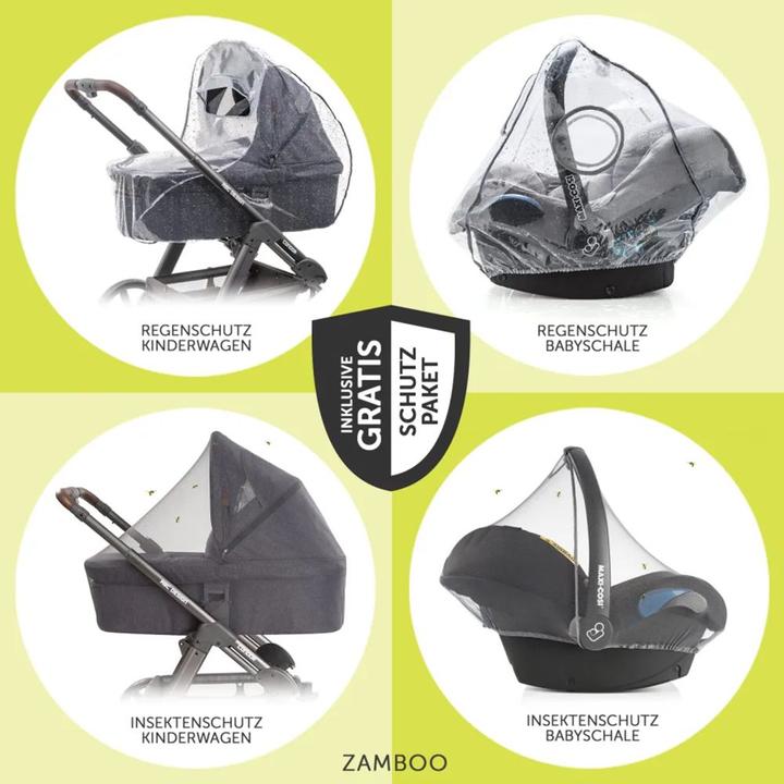 Immagine prodotto Hauck Kinderwagen 3 in 1 4in1 Kinderwagen-Set Vision X Trio Set - inkl. i-Size