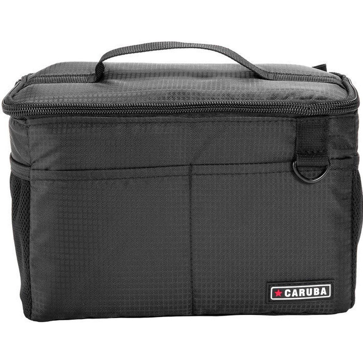 Caruba Inserisci Toploader L Zwart, Borsa fotocamera, Nero