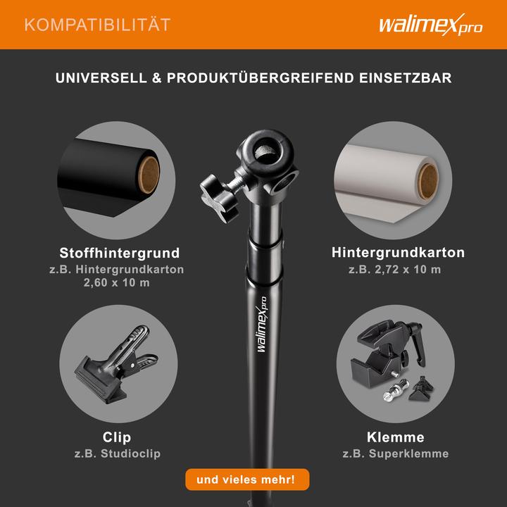 Actual product image Walimex Telescope background rod (307 cm, 307 cm)