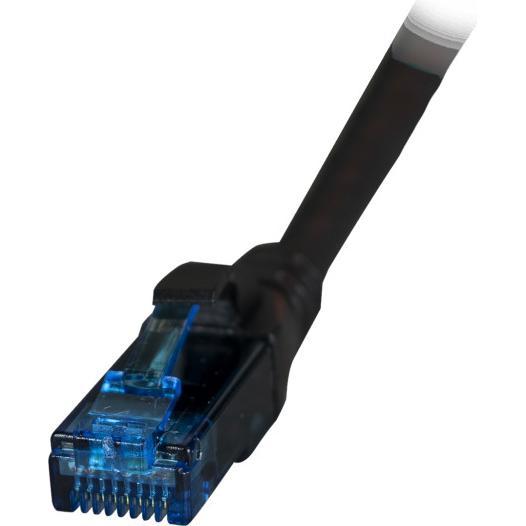 EFB Elektronik RJ45 Patchkabel U/UTP, Cat.6A, LSZH, Premium, 500MHz, 3m, schwarz Das ungeschirmte Cat.6A RJ45 Premi (U/U...