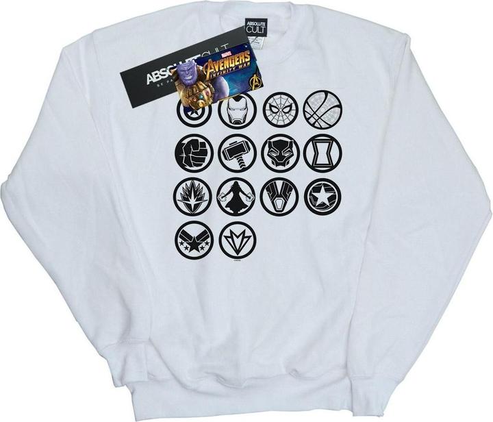 Produktbild Avengers Infinity War Icons Assemble Baumwolle Sweatshirt (S)