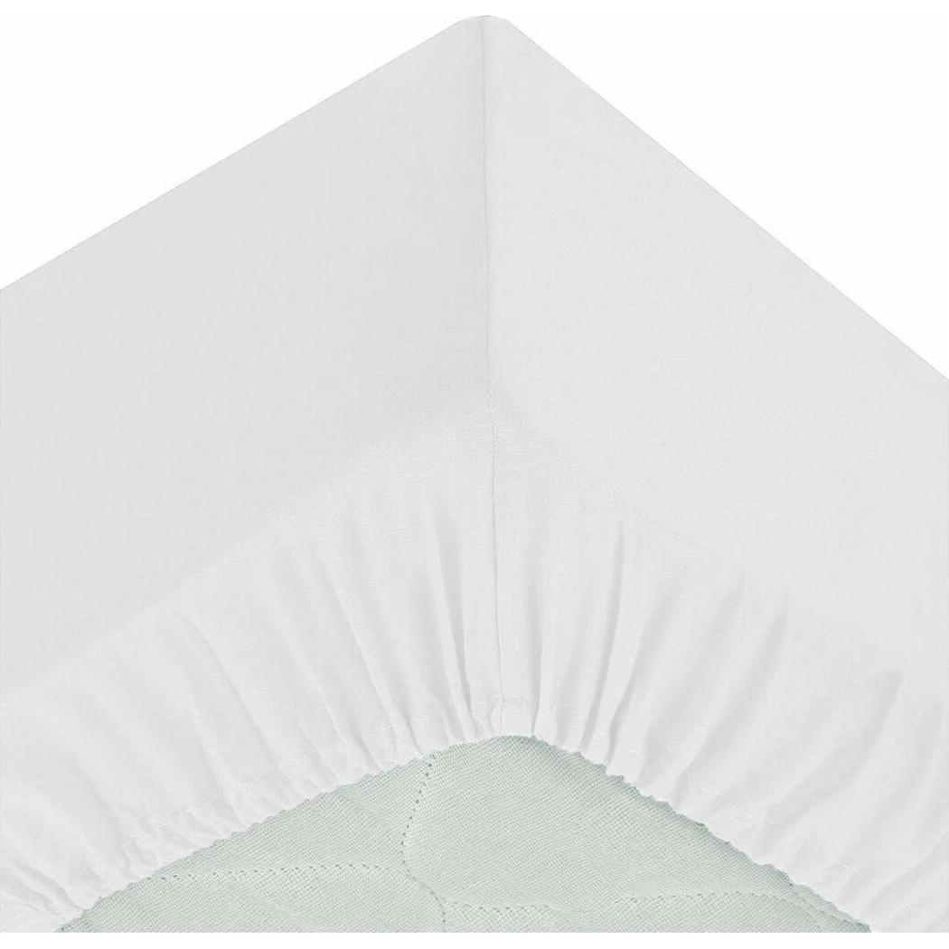 Thumbnail - Atmosphera, Fixleintuch, Spannbetttuch Weiss 160 x 200 cm (160 x 200 cm)