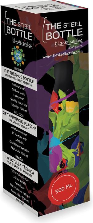 Actual product image The Steel Bottle Black Series 500 ml - Paint (0.50 l)