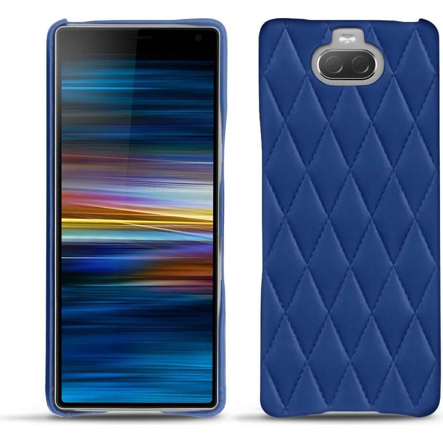 Noreve Lederschutzhülle (Sony Xperia 10), Smartphone Hülle, Blau