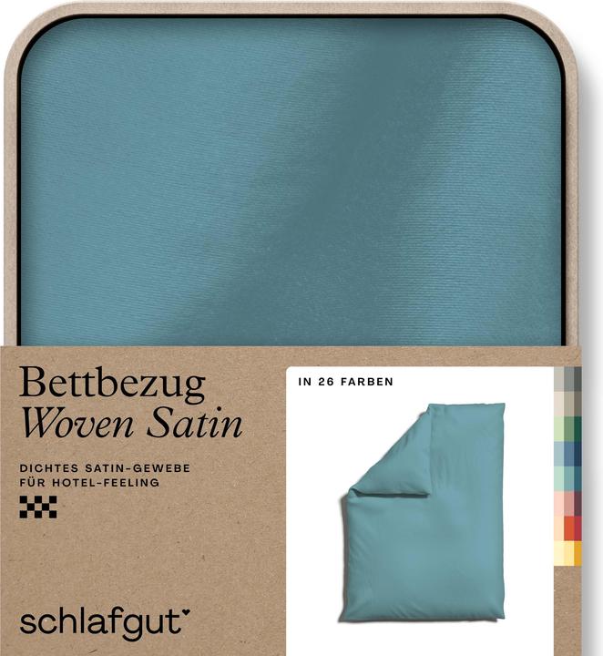 Actual product image schlafgut Woven Satin (Duvet cover, 155 x 220 cm)