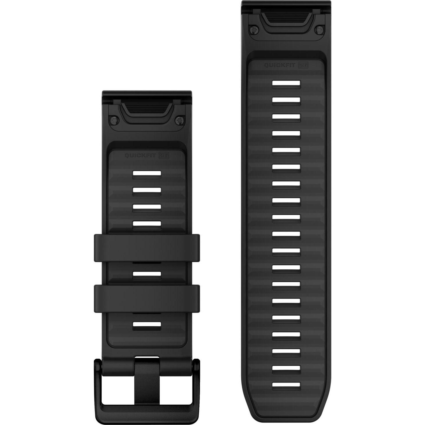 Thumbnail - Garmin Quick Release Band (26 mm, Silikon, Diverse), Uhrenarmband, Schwarz