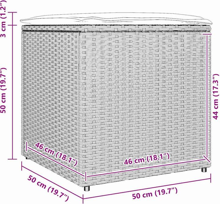Actual product image vidaXL Aufbewahrung für Outdoor