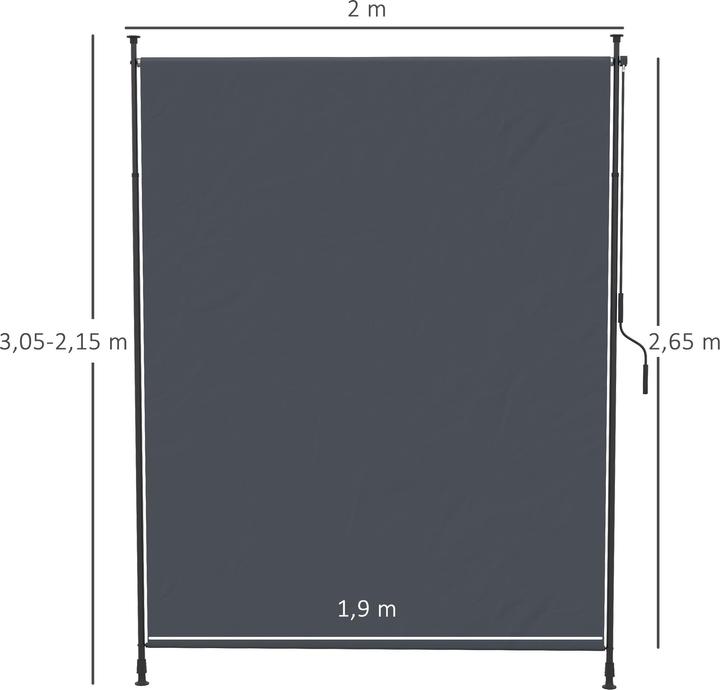 Actual product image Outsunny Side awning