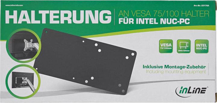 Productafbeelding InLine Montagecomponent (montageplaat) voor Mini-PC (Diverse)