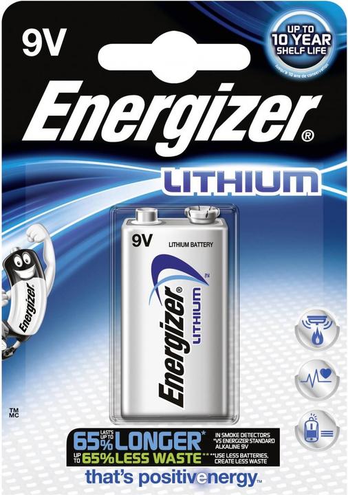 Produktbild Energizer L522 (1 Stk., 9V Block, 750 mAh)