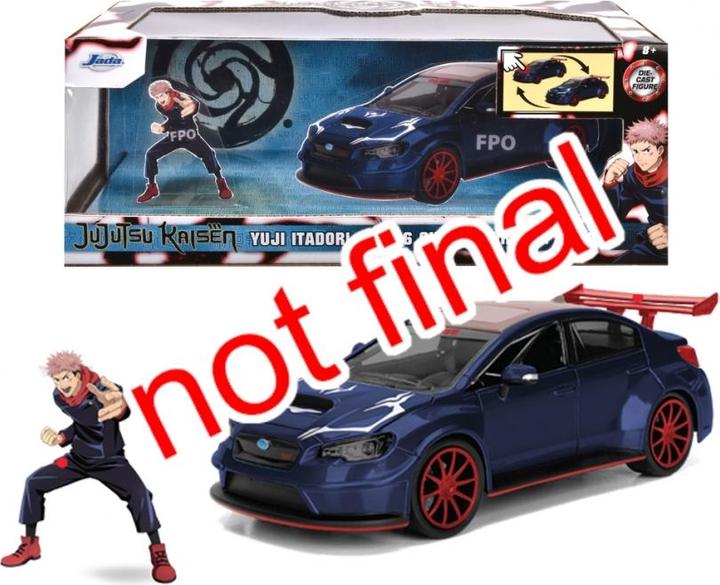 Actual product image Jada Jujutsu Kaisen 2016 Subaru WRX STI 1:24