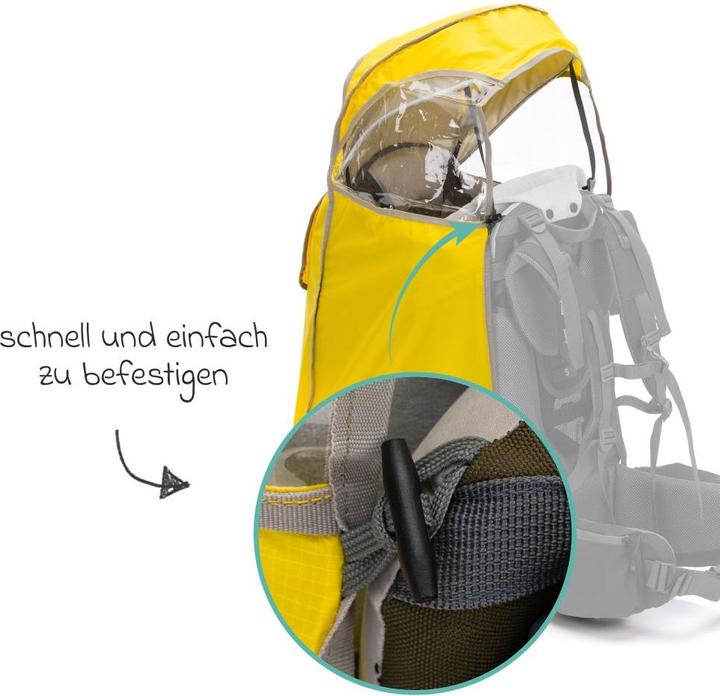 Actual product image Fillikid Babytragen & Tragetücher Regenschutz für Rückentrage Modell 18003+18004