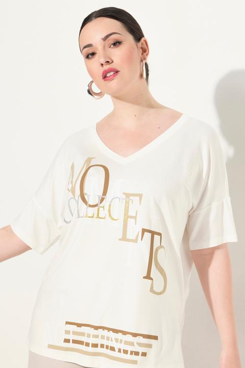 Actual product image Ulla Popken COLLECT MOMENTS Short Sleeve Graphic Tee (42, 44)