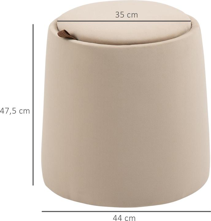 Actual product image Homcom Storage ottoman