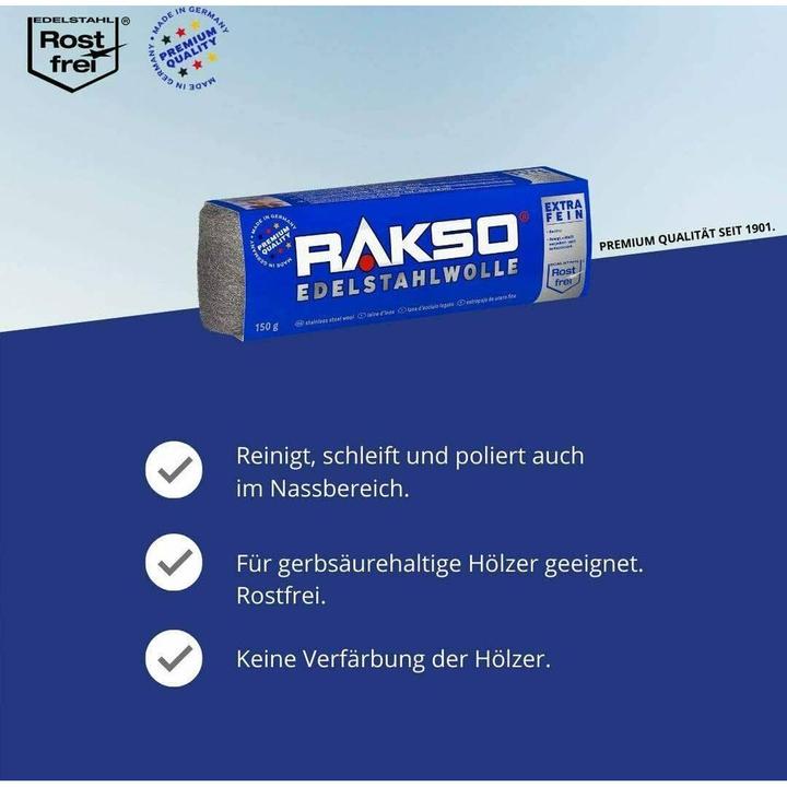 Productafbeelding Rakso Roestvrij staalwol extra fijn