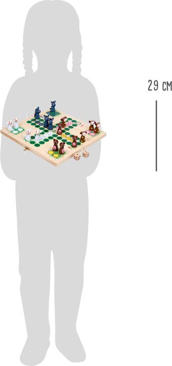 Actual product image small foot Ludo farm animals (English, French, German, Italian, 2 - 4 Players)