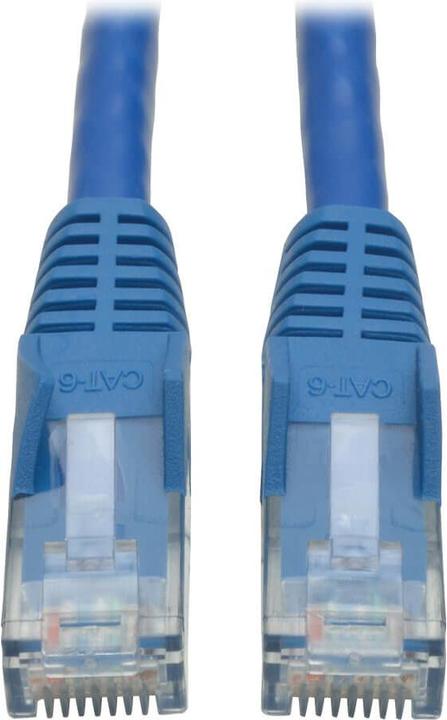 Eaton Cavo Ethernet UTP Cat6 Gigabit Snagless Modellato RJ45 M/M Blu 0,31 m (U/UTP, CAT6, 0.30 m)
