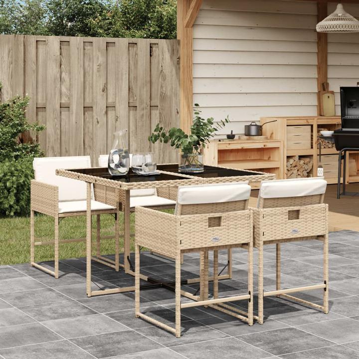 Produktbild vidaXL Garten Essgruppe (110 x 106 x 73 cm)