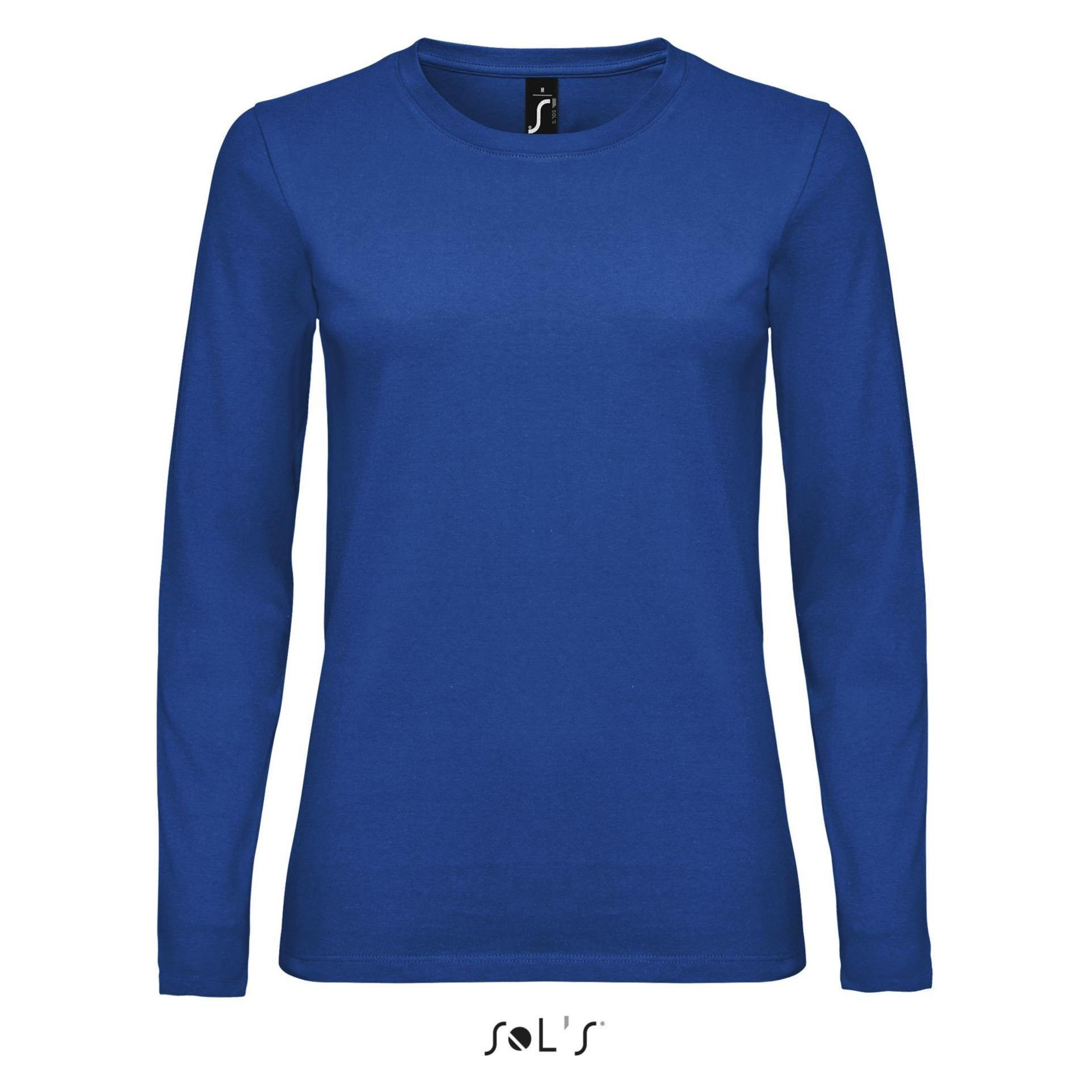 Sol's, Damen, Shirts, Imperial Lsl, Blau, (M)