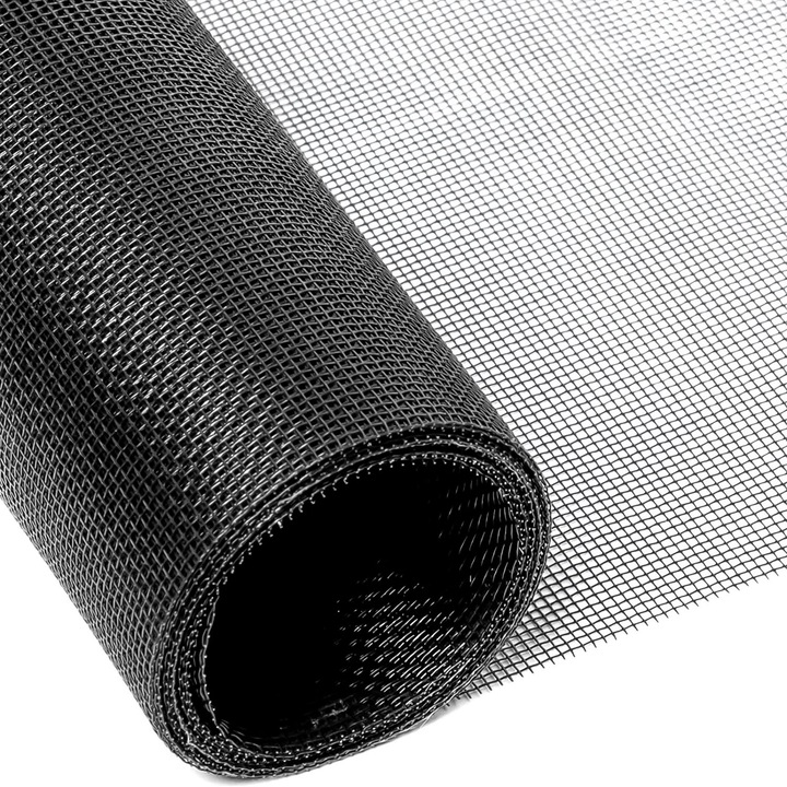 Produktbild Intirilife Fliegennetz in Schwarz Breite 150cm (150 x 100 cm)