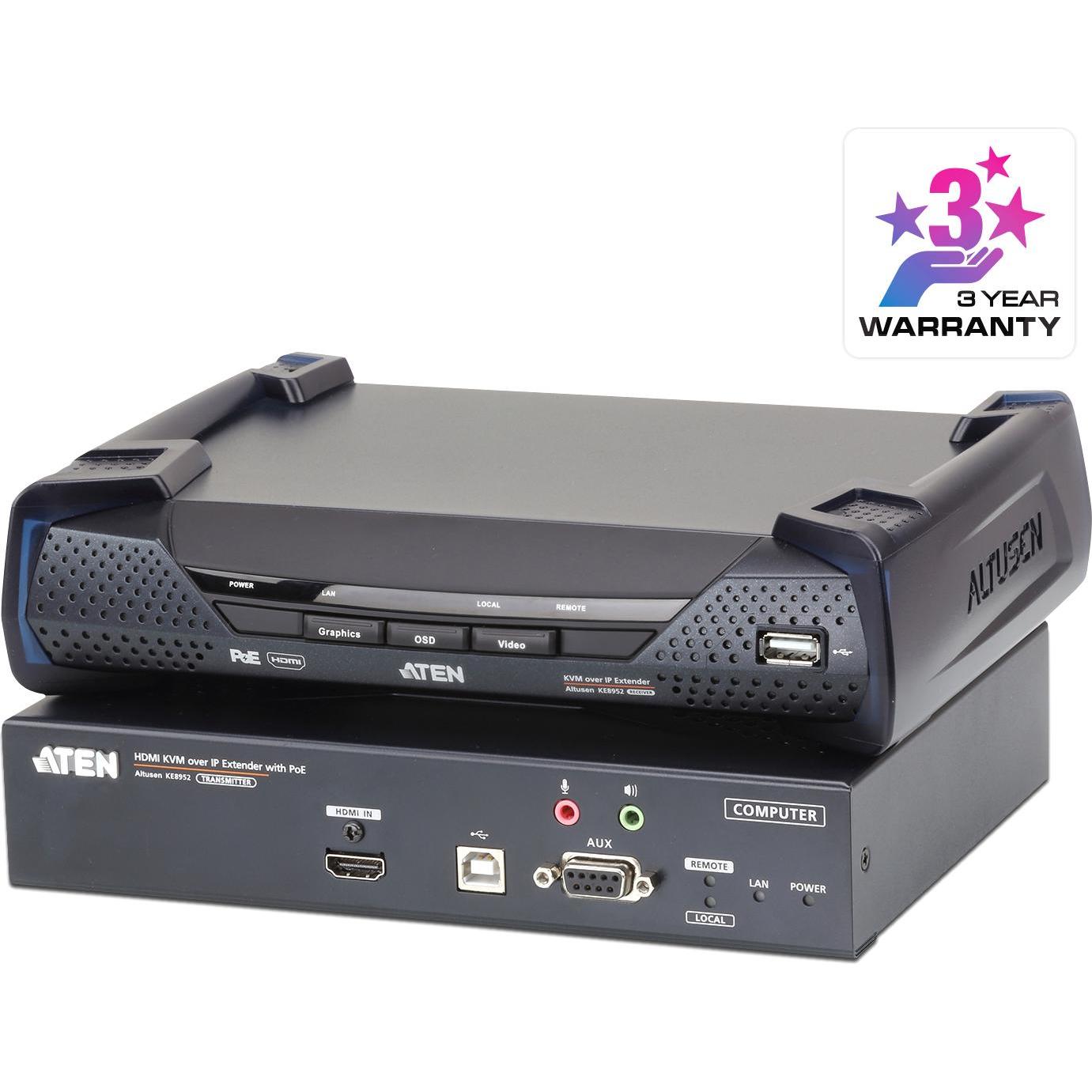Thumbnail - Aten KVM-Extender, HDMI, KVM Switch, Schwarz