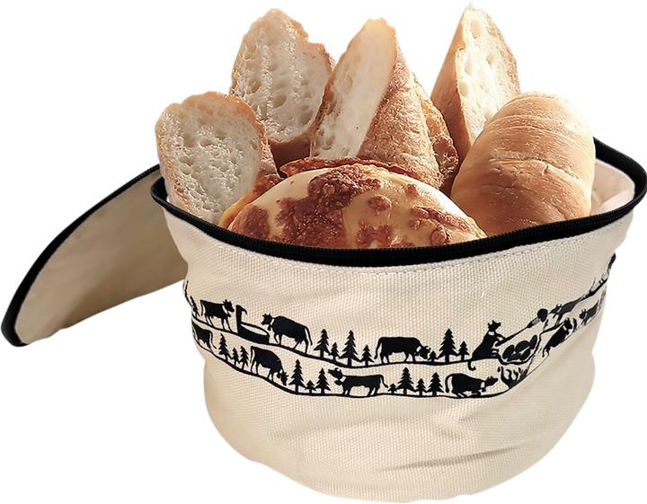 Image du produit Heidi Cheese Line PatvN Warmhaltekorb creme Ø20.4x13 cm