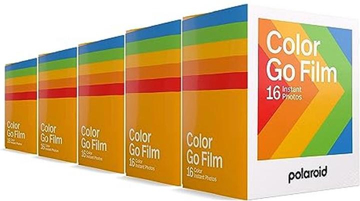 Image du produit Polaroid Farbfilm für 80 Fotos - 5 Doppelpackungen Bulkfolie (Polaroid Go)