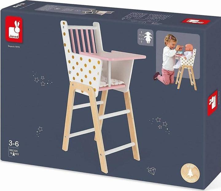 Image du produit Janod Chaise Haute Candy Chic