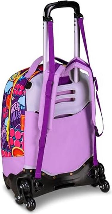 Produktbild Seven Inside Out 2 Schultrolley Jack 3-in-1 mit abnehmbarem Wagen für Mädchen (33 l)