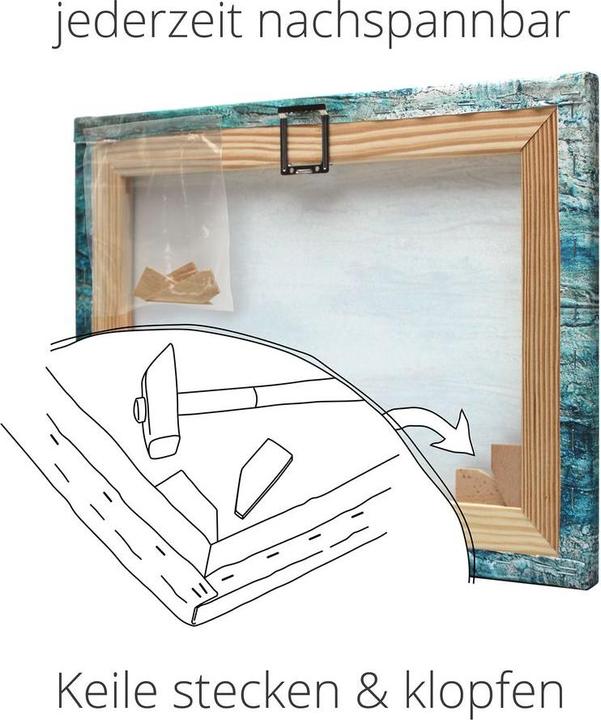 Immagine prodotto Artland Pittura astratta n. 2 oro U1ZX (60 x 90 cm)