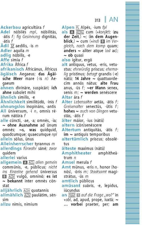 Actual product image Langenscheidt Universal-Wörterbuch Latein (German, Latin, Langenscheidt, 2023)