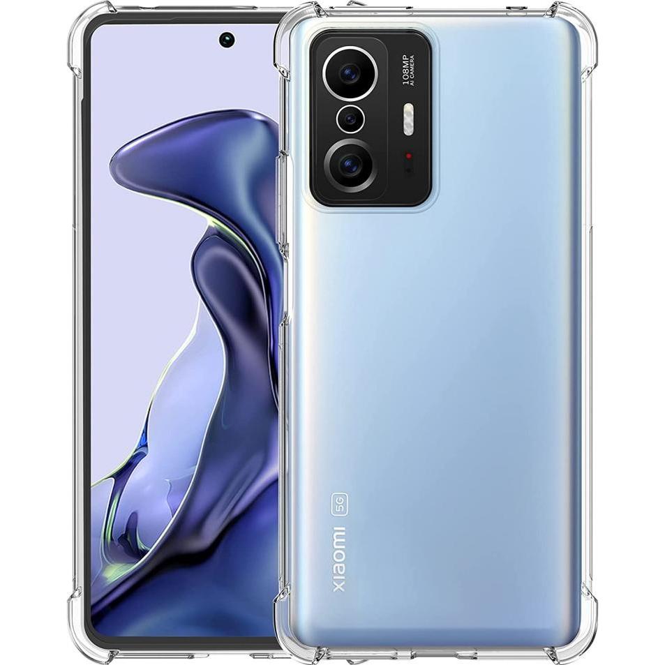 Screenguard Xiaomi 11T Hülle Crystal Soft Airbag Bumper (Xiaomi 11T), Smartphone Hülle, Transparent