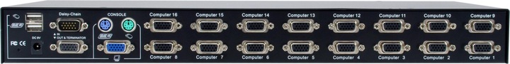 Immagine prodotto LevelOne Switch KVM Level One KVM-3216 a 16 porte PS/2-USB VGA