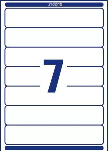 Actual product image Avery Folder labels white