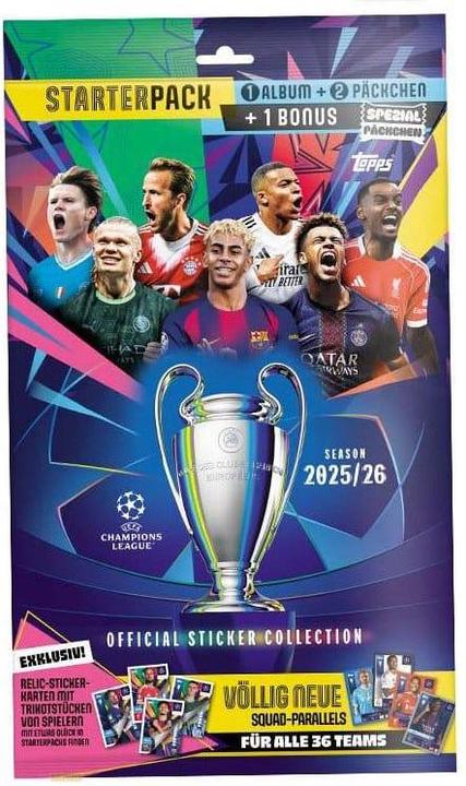 Topps/Merlin Topps CL 2025/26 Sticker Album Starter (Box Set & Collection)