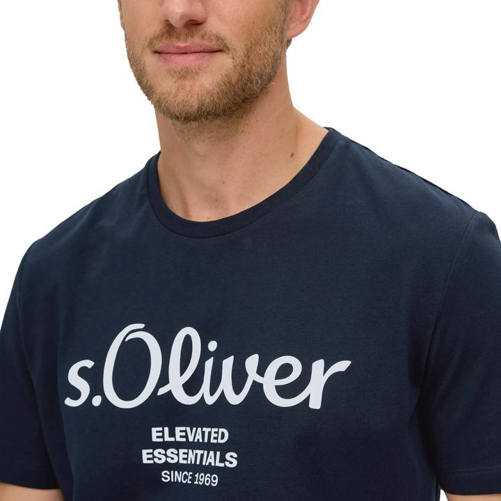 Actual product image S.Oliver T-Shirt Casual Bequem sitzend Logo T-Shirt (XXL)