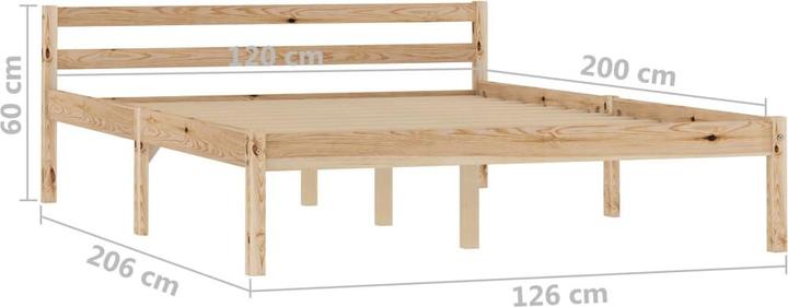 Image du produit vidaXL Bettgestell (120 x 200 cm)