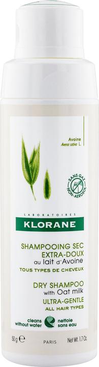 Produktbild Klorane Extra-sanftes Trockenshampoo mit Hafermilch Aerosolfrei (Trockenshampoo, 88 g)