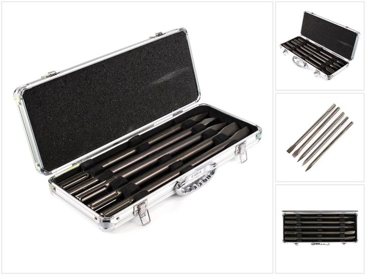 Makita SDS Max D-40618 5-piece chisel set for SDS-MAX hammer (400 mm)