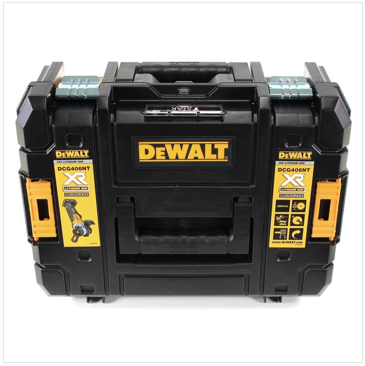 Actual product image DeWalt DCG 406 D1 Smerigliatrice angolare a batteria 18V 125 mm in valigetta TStak + 1x Batteria (125 mm)