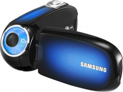 Actual product image Samsung SMX-C20, Flash Camcorder, 10x Zoom, Blue