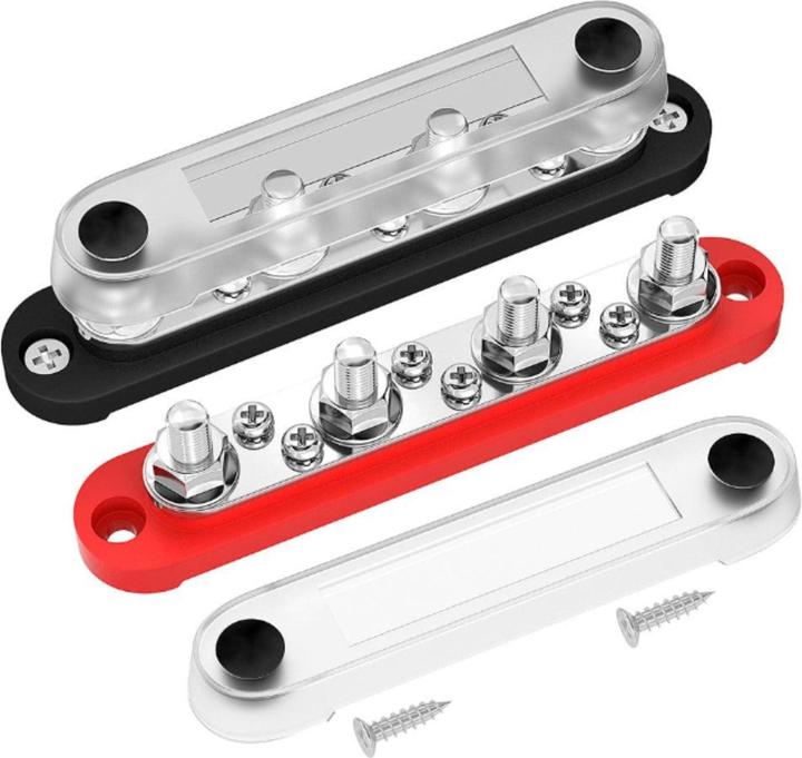 Daier Sammelschiene-Set in Marine-Qualität | 150A | 4 x M8, 6 x M4