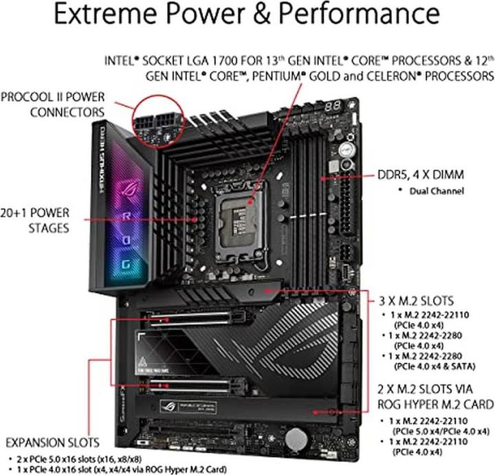 Produktbild ASUS ROG Maximus Z790 Hero (LGA 1700, Intel Z790, ATX)