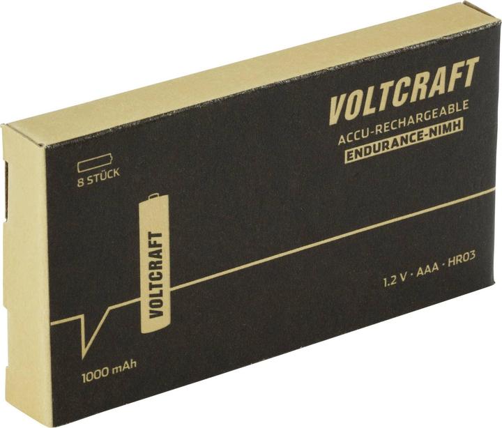 Immagine prodotto Voltcraft Endurance (8 pz., AAA / LR03 / Micro / R03 / AM4 / MN2400 / KR03, 1000 mAh)