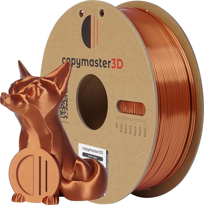 Immagine prodotto Copymaster3D PLA Silk Filament for 3D Printer, 1.75 mm, Copper (PLA, 1.75 mm)