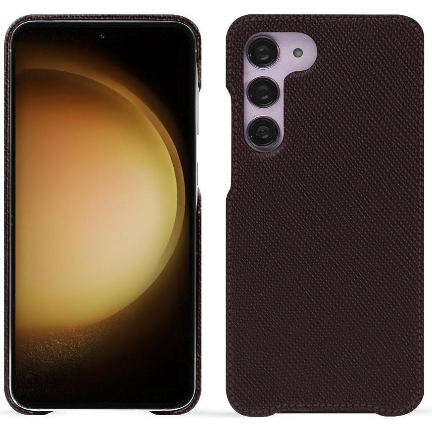 Thumbnail - Noreve Lederschutzhülle (Samsung Galaxy S23+, Samsung Galaxy S24+), Smartphone Hülle, Braun